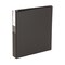 Avery Standard 3 Ring Binder with Label Holder, 2" Round Rings, 375-Sheet Capacity, 2.8 Inch Wide Spine, 1 Black Binder, Ideal for Lightweight Organization and Occasional Referencing (04501)